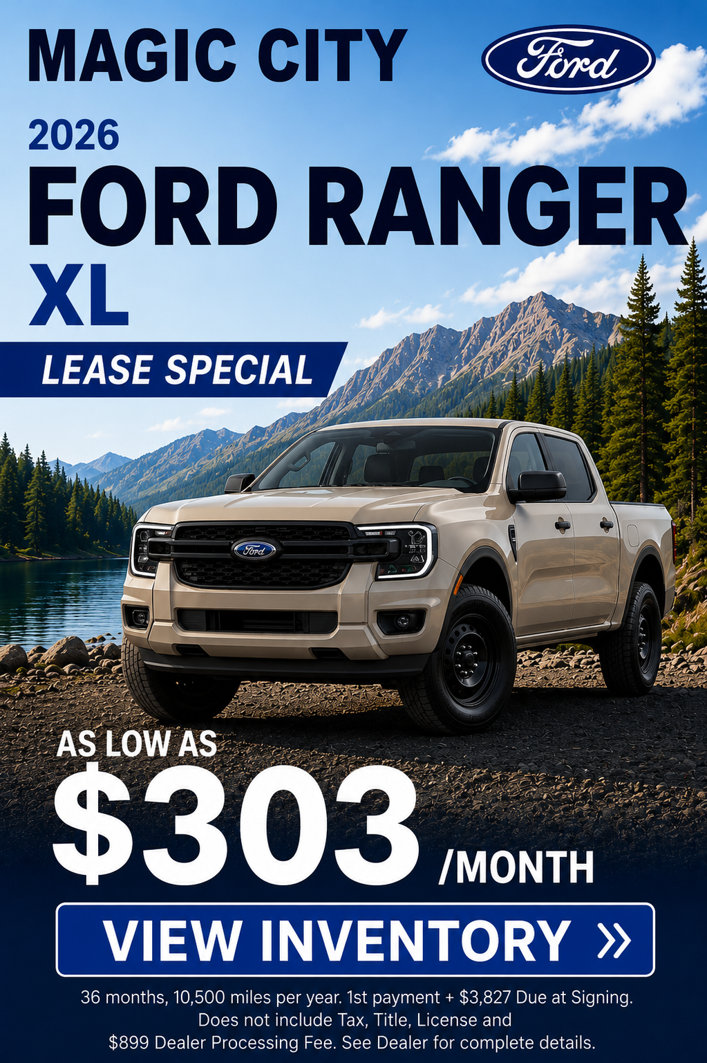 2026 Ranger Lease Special